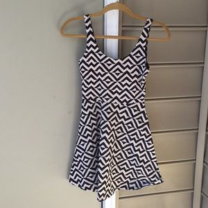 PINK cotton skater dress